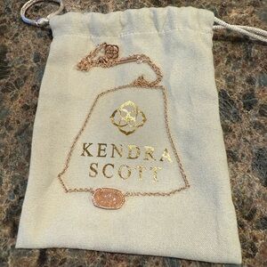 Kendra Scott Rose Gold Pendant Necklace